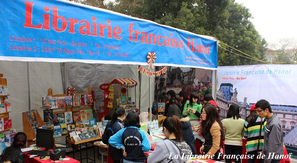 La Librairie Française de Hanoï à la fête Francophonie 2014 de l'Ambassade de France à Hanoï 